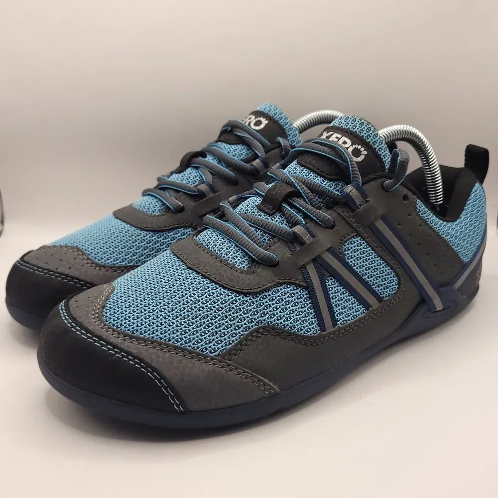 Xero Shoes Prio Women's Size 9 Blue Gray Barefoot Minimalist EUC No Insoles